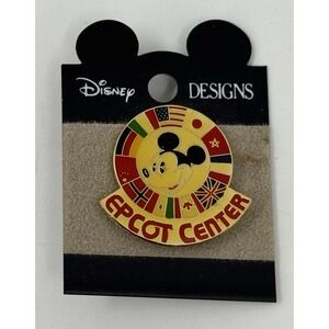 Disney Designs Lapel Pin Epcot Center Mickey Mouse Trading Souvenir WDW New